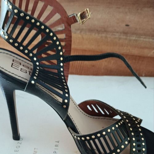 Beatrice black high-heeled shoes like new, size 38