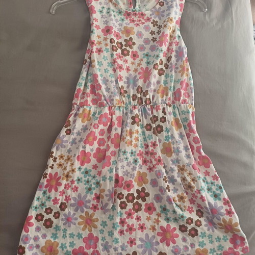 Girls' floral dress, summer, age 6