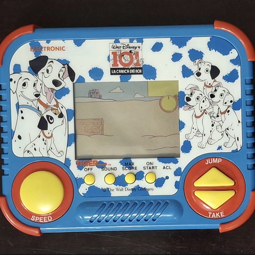 Tiger Electronics Disney 101 Dalmatians LCD Handheld Game used, 1990 vintage