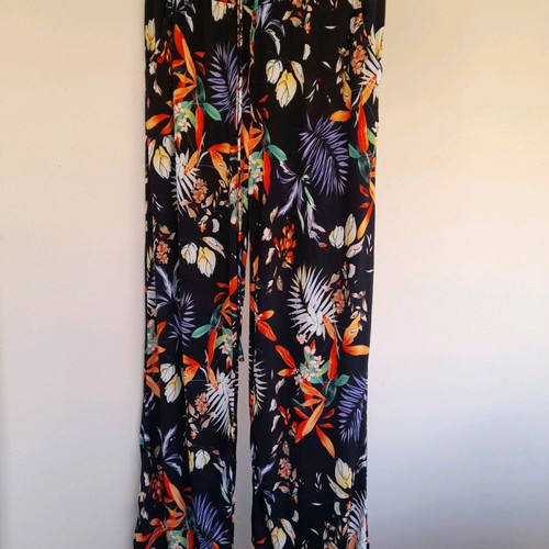Floral pants Doretta new, one size