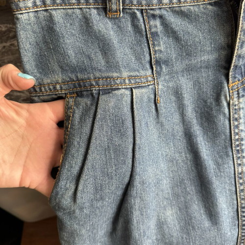 Jean skirt like new, size M 38 10, blue