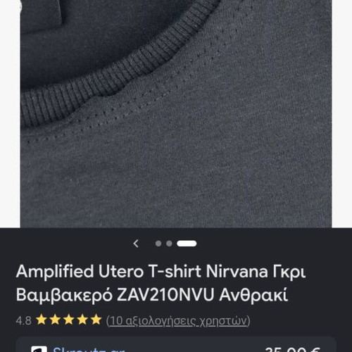 Nirvana In Utero T-shirt used, size M, Amplified
