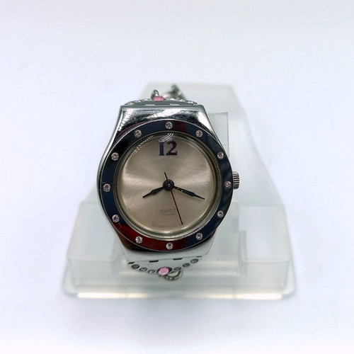 Swatch Irony wristwatch like new with colorful stones