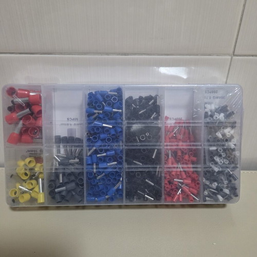 IDESION Terminal Assortment 1200 insulated tube cable ferrules
