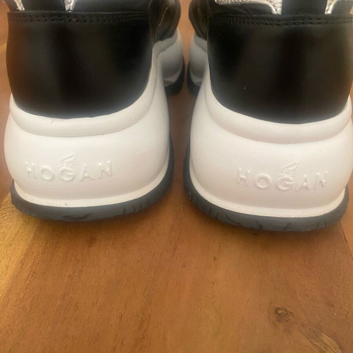 Hogan sneakers women's like new, size 38.5, black