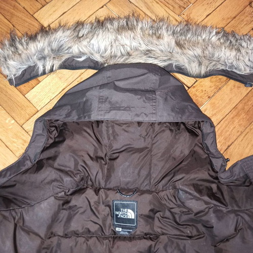 The North Face Womens Brown Winter Down Jacket used, size Small