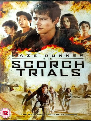 Maze Runner The Scorch Trials DVD, σφραγισμένο, αγγλικοί υπότιτλοι