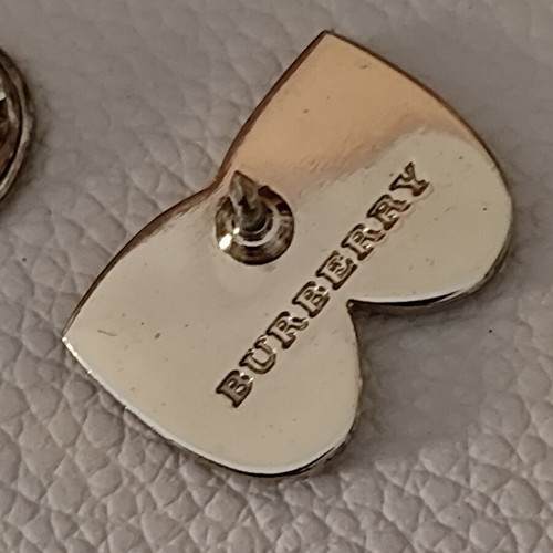 Burberry enamel comedy and tragedy pin like new, gold tone