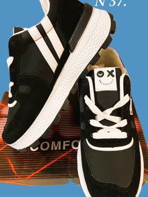 Sportex N 37 new black athletic shoes A To Z Greek