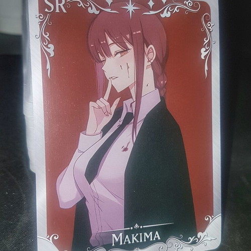 Makima Non Holo Waifu Card from Chainsaw Man like new