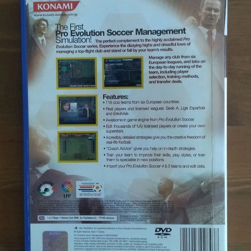 Pro Evolution Soccer Management PlayStation 2 used