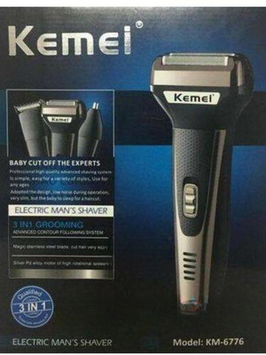 Kemei KM-6776 3-in-1 shaver and trimmer new