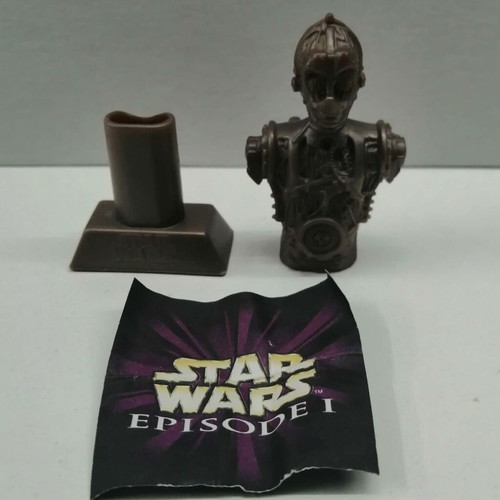 Star Wars Gold Plastic Mini Statue C-3PO Episode I like new