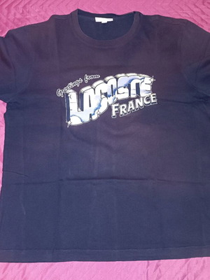 T-shirt Lacoste large size μεταχειρισμένο, μπλε