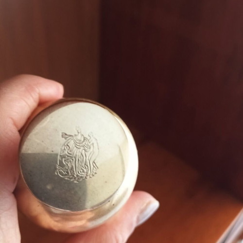 Nina Ricci L'Air du Temps perfume bottle used, collectible, 1980s