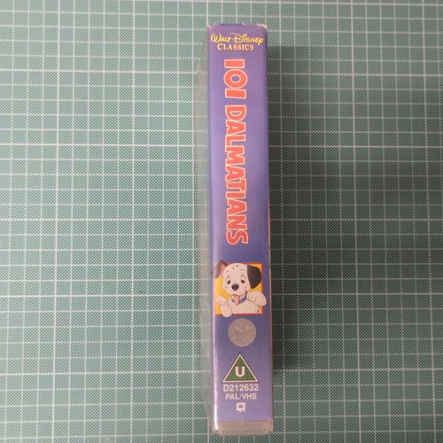 VHS tape 101 Dalmatians used from Disney with subtitles