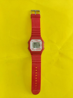 Timex unisex digitals 80 jumbo watch red new