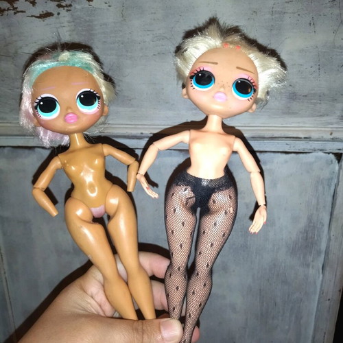 LOL Surprise dolls used, pack of two