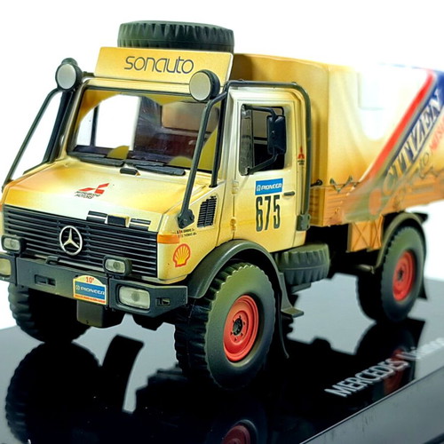 Mercedes Unimog Paris-Dakar Rally 1988 Truck 1:43 Diecast