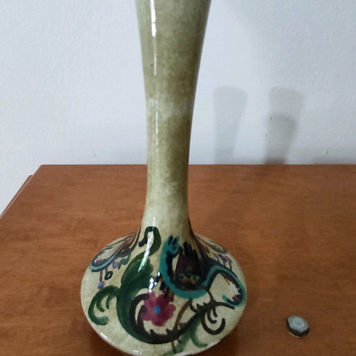 Ceramic vase KERAMIKOS like new with artist signature