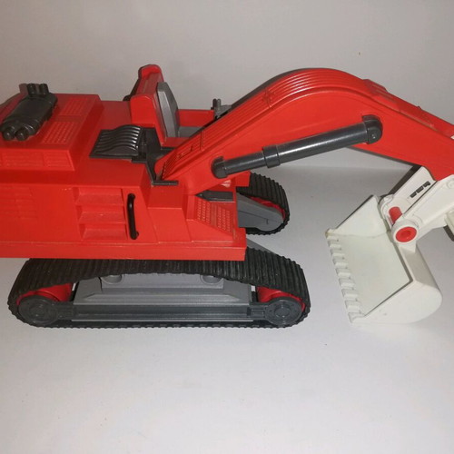 Playmobil excavator used with missing parts