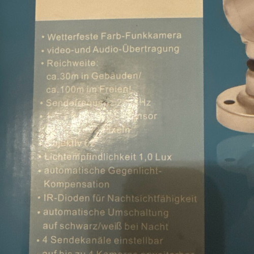Surveillance camera new in box