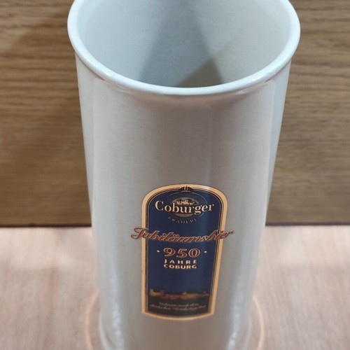 Coburger beer ceramic mug 700ml like new