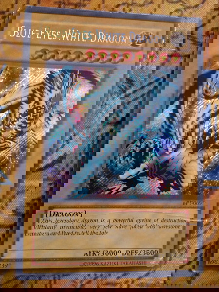 Blue Eyes White Dragon (BPT, Secret Rare, Yugioh)