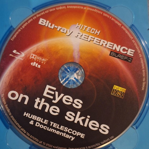 Eyes on the Skies Blu-Ray like new, documentary about the universe