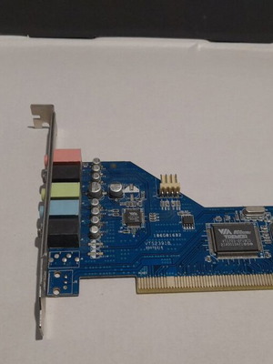 Via Vt1723 PCI sound card used, retro PC