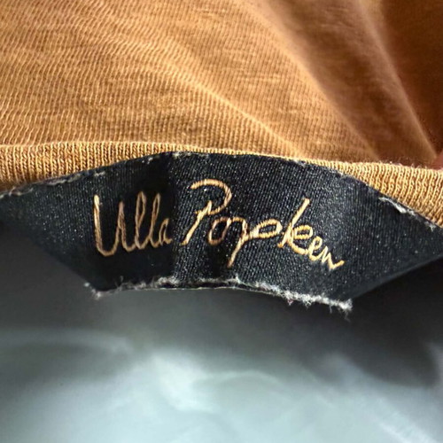 Ulla Popken cotton women t-shirt 4XL - 5XL like new, brown
