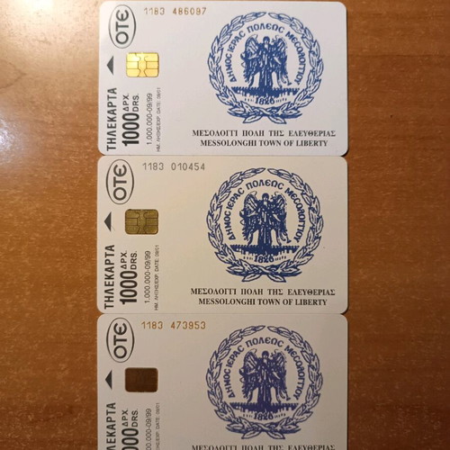 Mini collection of phone cards like new with two-tone and three-tone 40 pcs