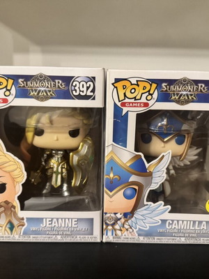 Funko Pop Summoners War Jeanne and Camilla vinyl figures