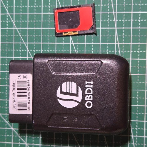 GPS Vehicle Tracker OBDII with SIM slot like new