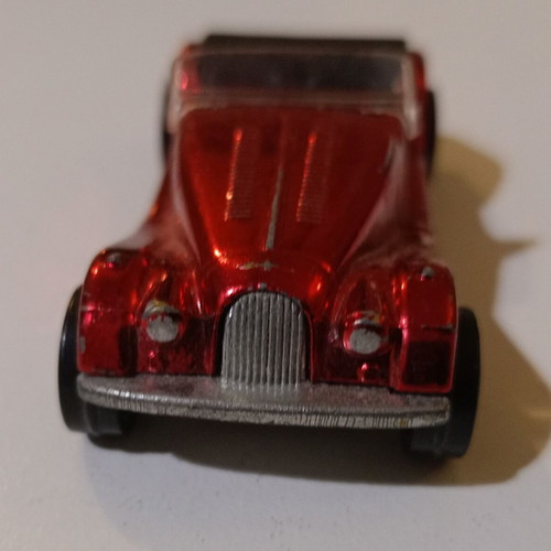 Vintage μεταλλικό μοντέλο αυτοκινήτου CORGI ROCKETS MORGAN PLUS 8 μεταχειρισμένο, κόκκινο