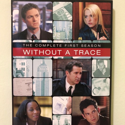 Without A Trace DVD first season without Greek subtitles new