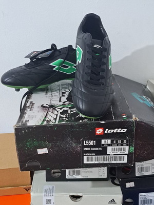 Lotto Football Shoes new, size 44, black and green