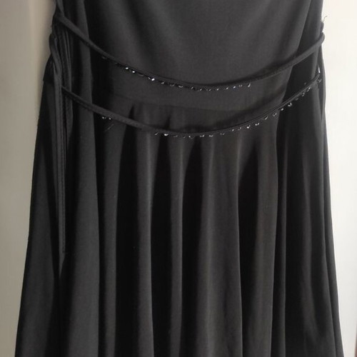 Black asymmetrical skirt used, size M