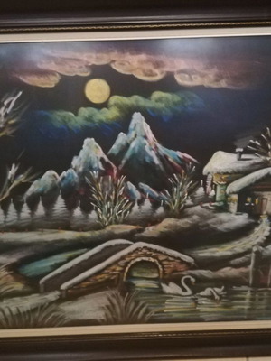 Signed painting by Niko 1977 like new