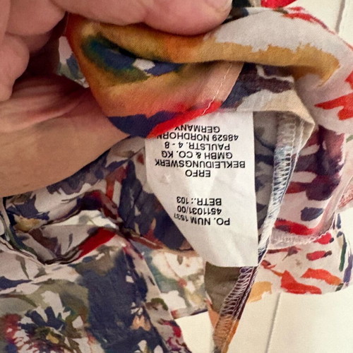Erfo shirt size 44 like new, multicolor