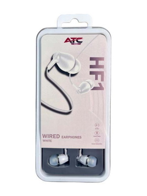 ATC-HFr1 Wired Handsfree Earphones 3.5mm White made to order