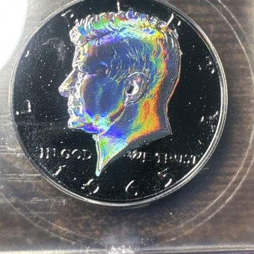 1965 Silver Kennedy Half Dollar Ruthenium & Holo Limited Edition New