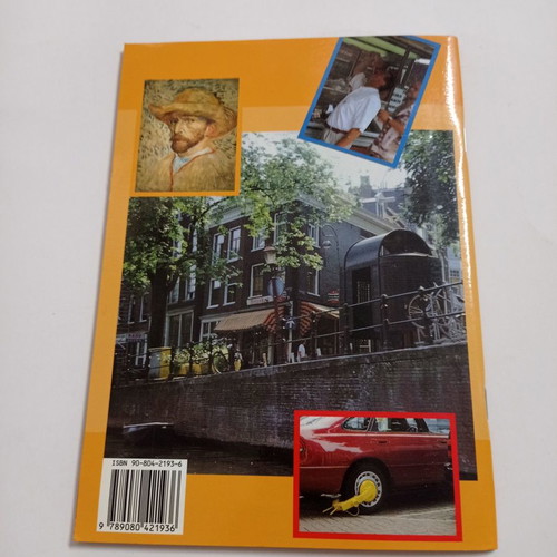 Amsterdam travel guide like new, English with city map