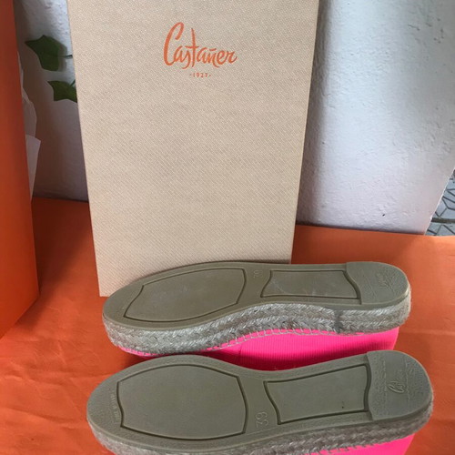 Castaner handmade Spanish espadrilles new, size 39, fuchsia