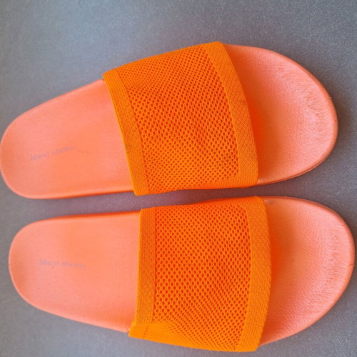 Flip flops like new, orange, size 40