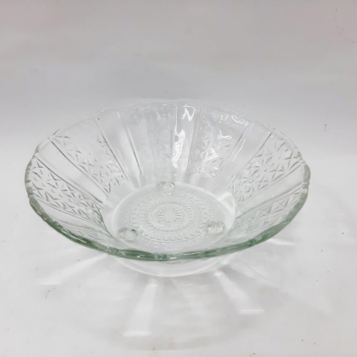 Vintage cut glass bowl 22.5 cm like new