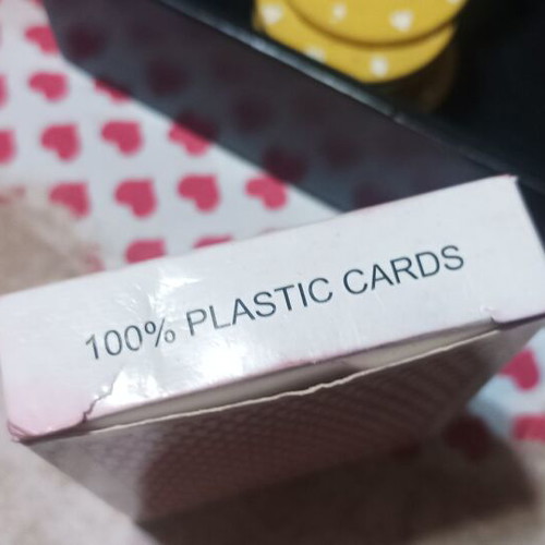Playboy Mini Poker Set with Unused Plastic Cards