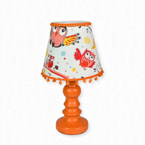 Happy Owls children's table lamp, dimensions 30x18x15 cm, E27