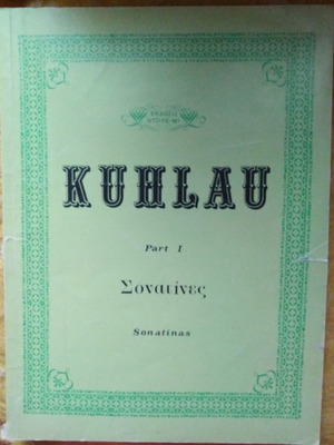 Kuhlau Sonatinas for Piano used, Part 1