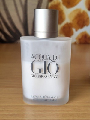 Giorgio Armani acqua di Gio aftershave balm used 100ml